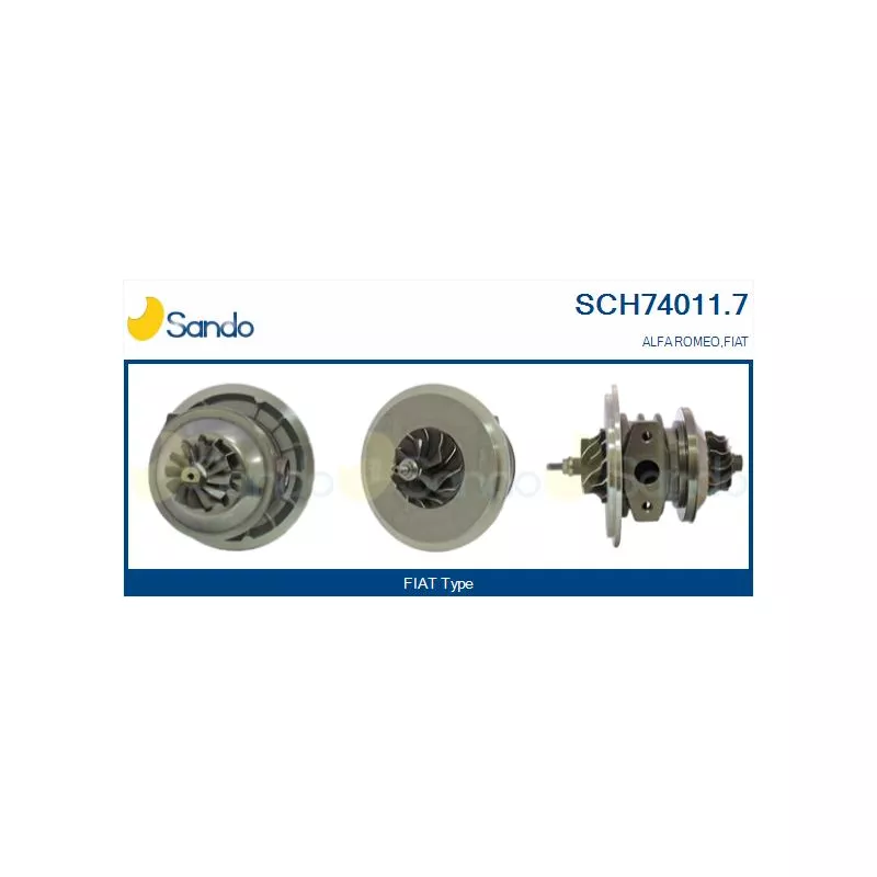 Groupe carter, turbocompresseur SANDO SCH74011.7
