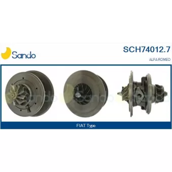 Groupe carter, turbocompresseur SANDO SCH74012.7