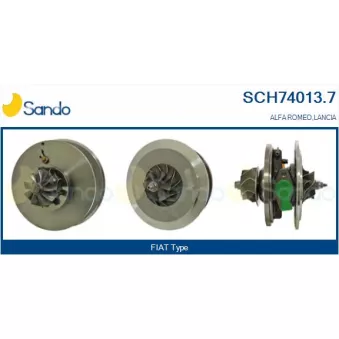 Groupe carter, turbocompresseur SANDO SCH74013.7