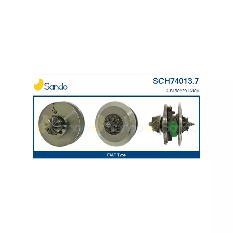 Groupe carter, turbocompresseur SANDO SCH74013.7