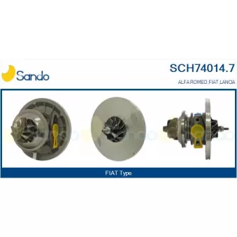 Groupe carter, turbocompresseur SANDO SCH74014.7