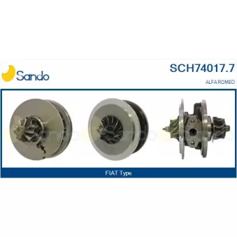 Groupe carter, turbocompresseur SANDO SCH74017.7