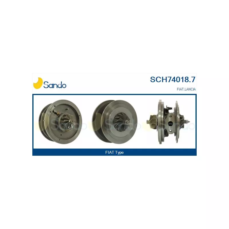 Groupe carter, turbocompresseur SANDO SCH74018.7