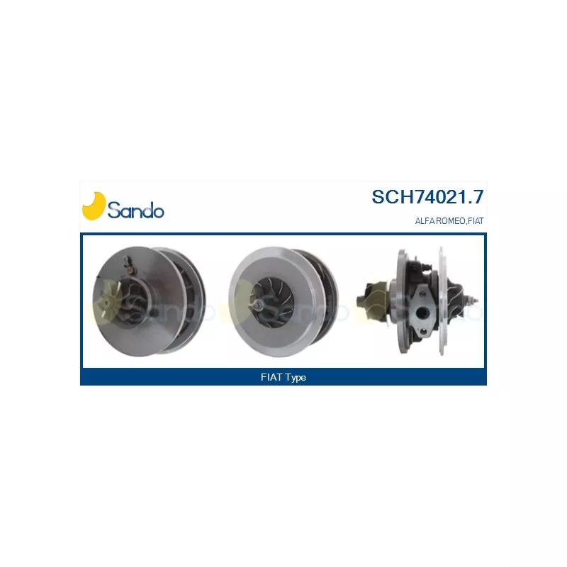 Groupe carter, turbocompresseur SANDO SCH74021.7