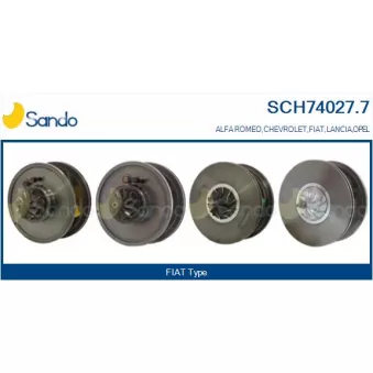 Groupe carter, turbocompresseur SANDO SCH74027.7