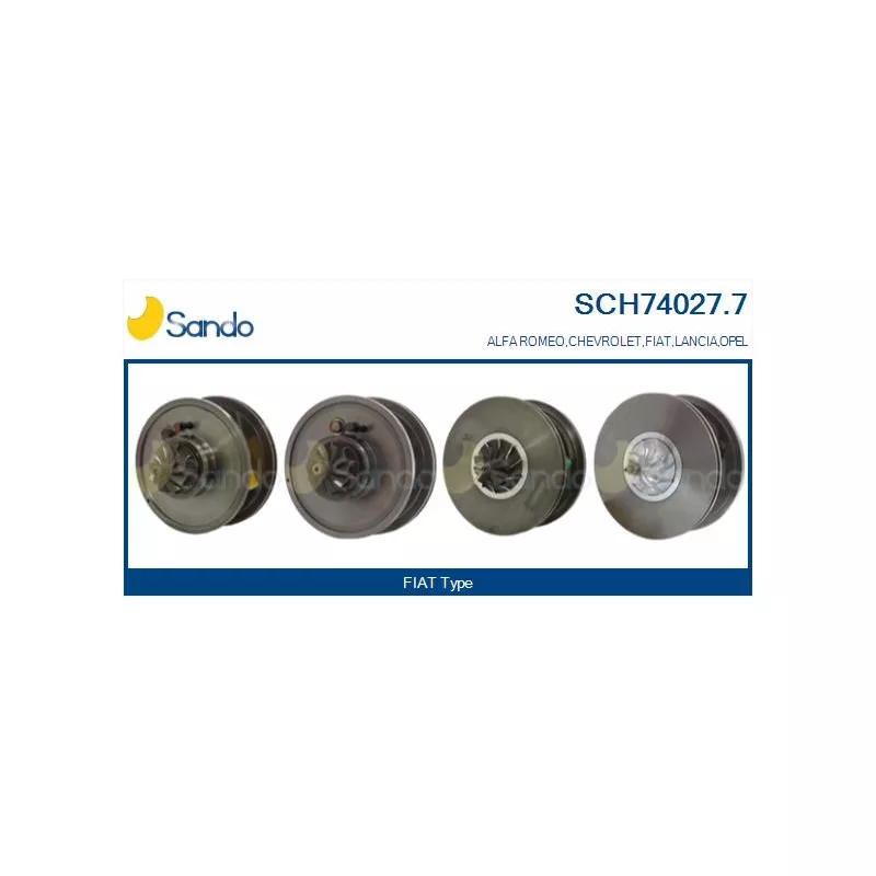 Groupe carter, turbocompresseur SANDO SCH74027.7