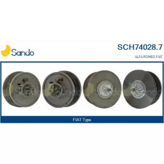 Groupe carter, turbocompresseur SANDO SCH74028.7