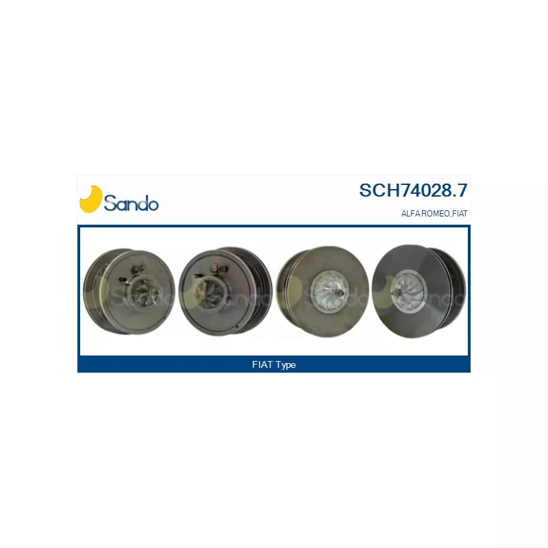 Groupe carter, turbocompresseur SANDO SCH74028.7
