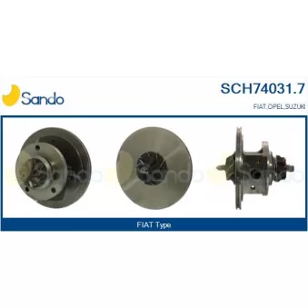 Groupe carter, turbocompresseur SANDO SCH74031.7