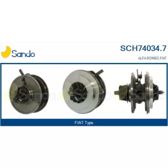 Groupe carter, turbocompresseur SANDO SCH74034.7