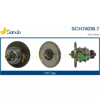 Groupe carter, turbocompresseur SANDO SCH74036.7