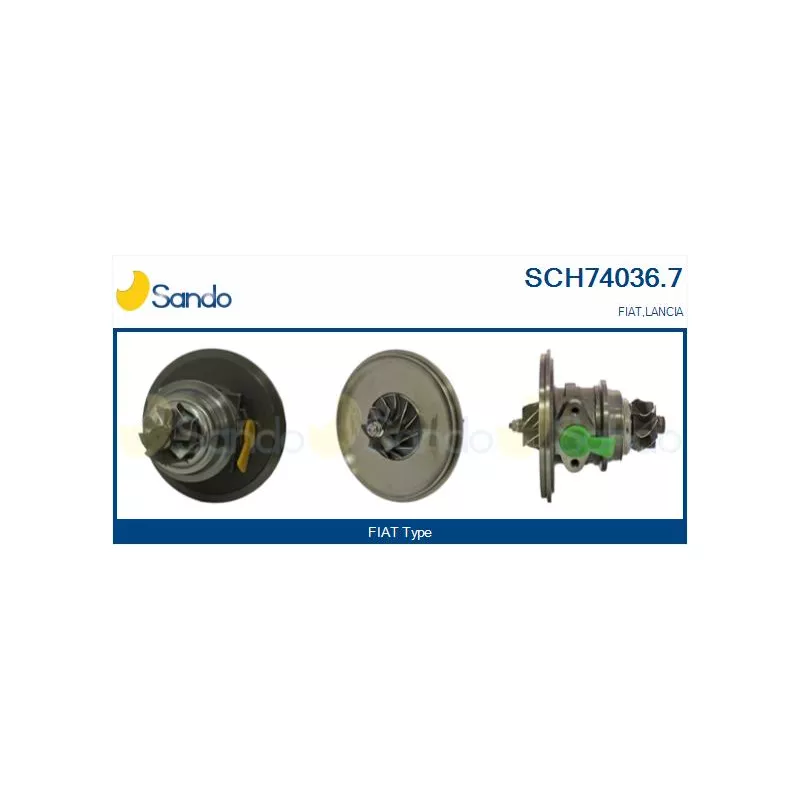 Groupe carter, turbocompresseur SANDO SCH74036.7