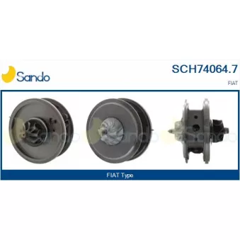 Groupe carter, turbocompresseur SANDO SCH74064.7