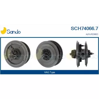 Groupe carter, turbocompresseur SANDO SCH74066.7