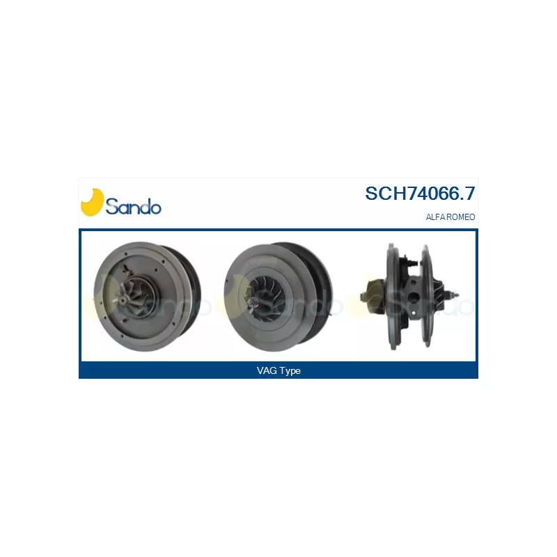 Groupe carter, turbocompresseur SANDO SCH74066.7