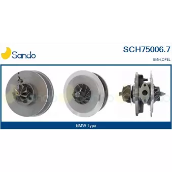 Groupe carter, turbocompresseur SANDO SCH75006.7