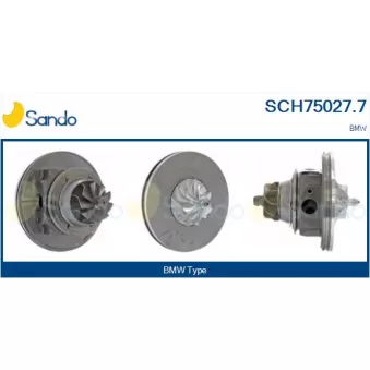 Groupe carter, turbocompresseur SANDO SCH75027.7