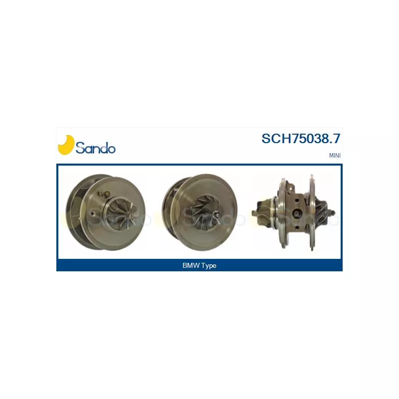 Groupe carter, turbocompresseur SANDO SCH75038.7