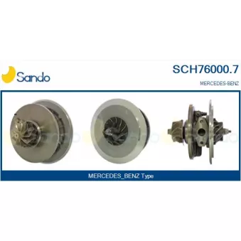 Groupe carter, turbocompresseur SANDO SCH76000.7