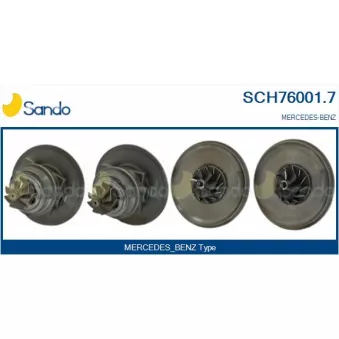 Groupe carter, turbocompresseur SANDO SCH76001.7