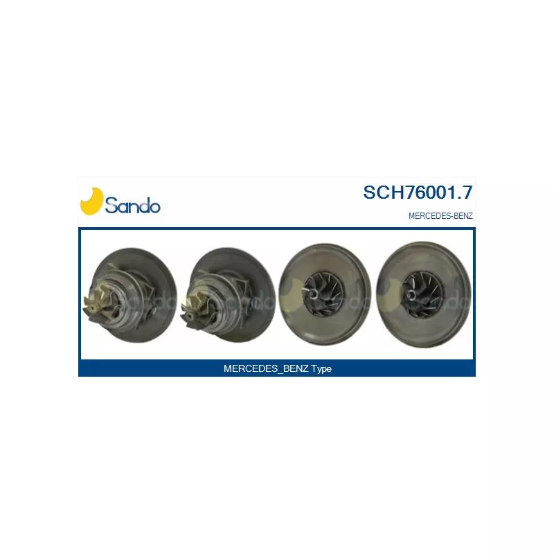 Groupe carter, turbocompresseur SANDO SCH76001.7