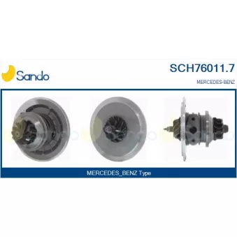 Groupe carter, turbocompresseur SANDO SCH76011.7