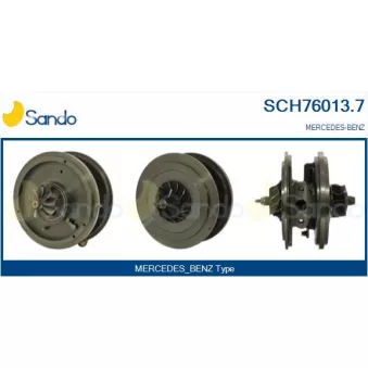 Groupe carter, turbocompresseur SANDO SCH76013.7