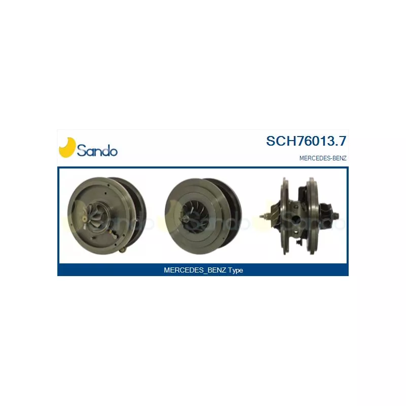 Groupe carter, turbocompresseur SANDO SCH76013.7