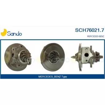 Groupe carter, turbocompresseur SANDO SCH76021.7
