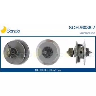 Groupe carter, turbocompresseur SANDO SCH76036.7