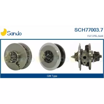 Groupe carter, turbocompresseur SANDO SCH77003.7