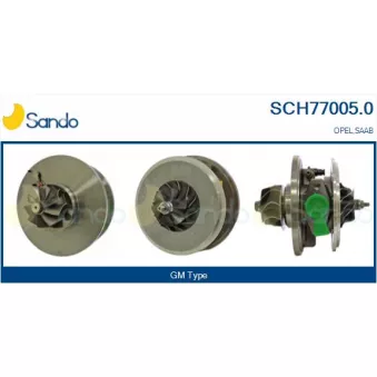 Groupe carter, turbocompresseur SANDO SCH77005.0