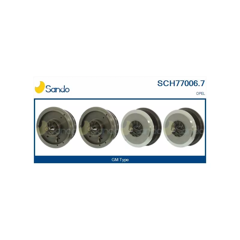 Groupe carter, turbocompresseur SANDO SCH77006.7