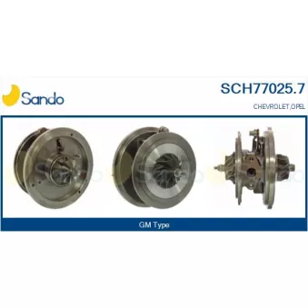 Groupe carter, turbocompresseur SANDO SCH77025.7