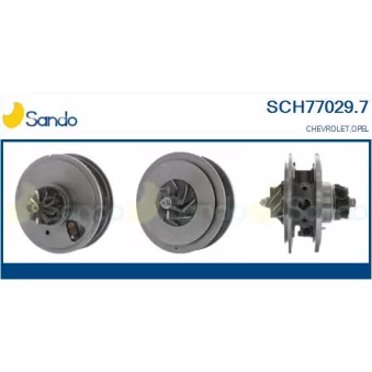 Groupe carter, turbocompresseur SANDO SCH77029.7