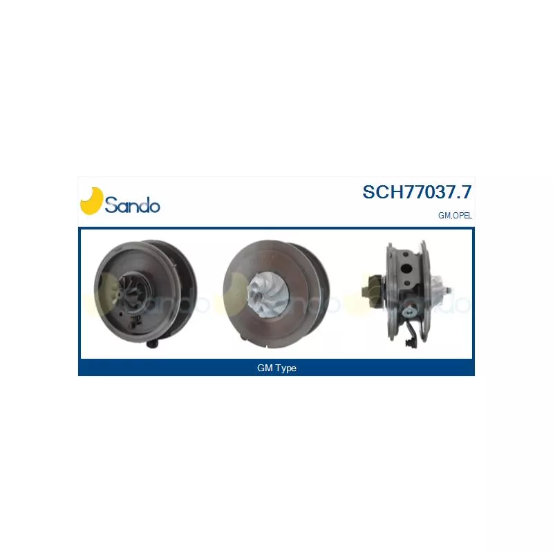 Groupe carter, turbocompresseur SANDO SCH77037.7