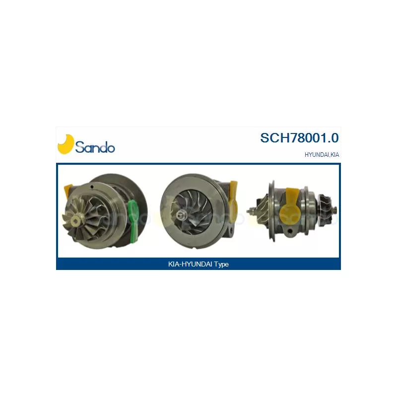 Groupe carter, turbocompresseur SANDO SCH78001.0