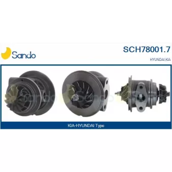 Groupe carter, turbocompresseur SANDO SCH78001.7