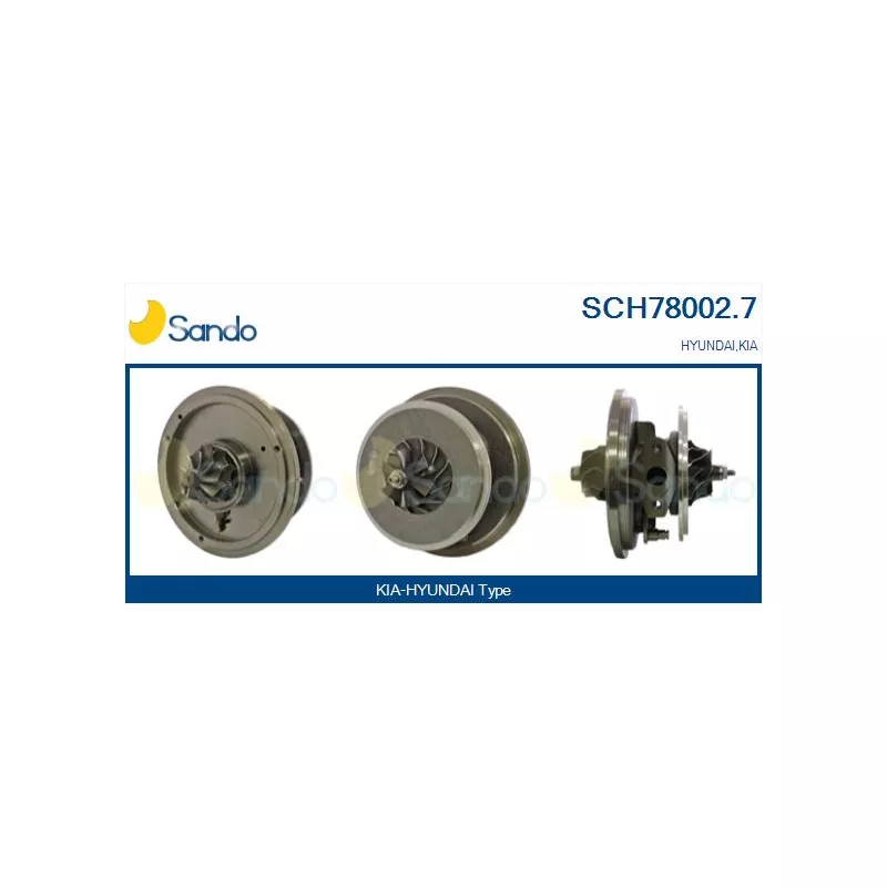 Groupe carter, turbocompresseur SANDO SCH78002.7