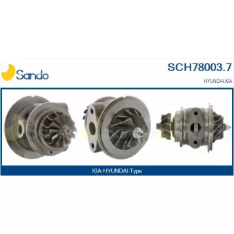 Groupe carter, turbocompresseur SANDO SCH78003.7
