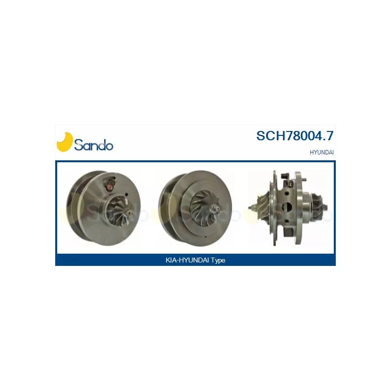 Groupe carter, turbocompresseur SANDO SCH78004.7
