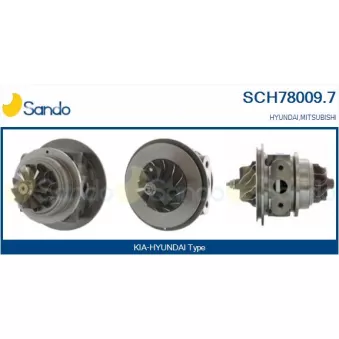 Groupe carter, turbocompresseur SANDO SCH78009.7