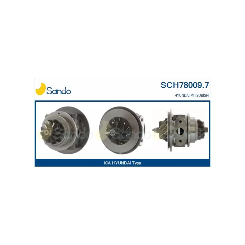 Groupe carter, turbocompresseur SANDO SCH78009.7