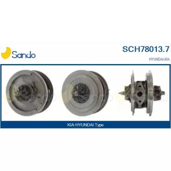 Groupe carter, turbocompresseur SANDO SCH78013.7