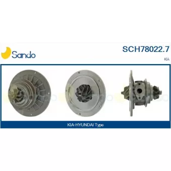 Groupe carter, turbocompresseur SANDO SCH78022.7