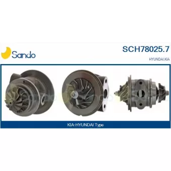 Groupe carter, turbocompresseur SANDO