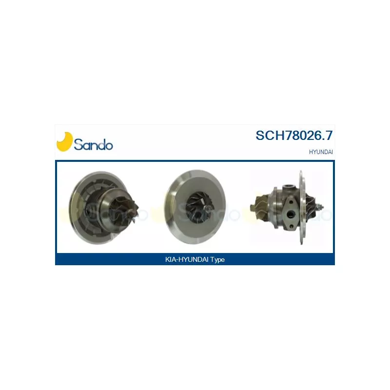 Groupe carter, turbocompresseur SANDO SCH78026.7