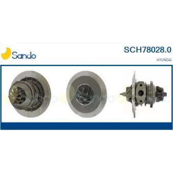 Groupe carter, turbocompresseur SANDO SCH78028.0