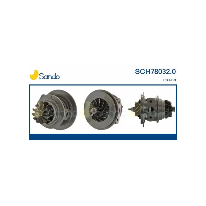 Groupe carter, turbocompresseur SANDO SCH78032.0
