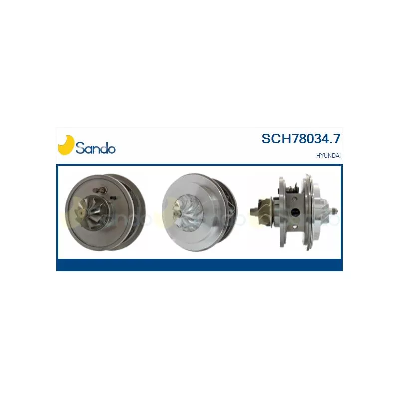 Groupe carter, turbocompresseur SANDO SCH78034.7